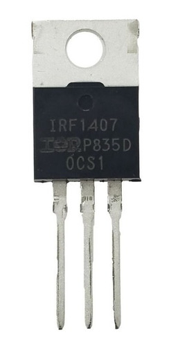 Transistor Fet Mosfet Irf1407 (10 Peças) Rf1407 F1407 1407