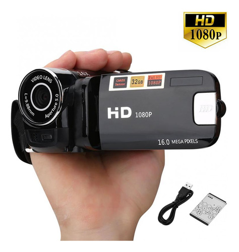 Videocámara Digital Full Hd De 1080p Cámara Con Zoom Nocturn