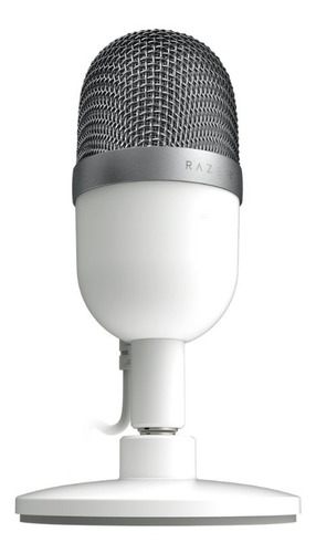 Micrófono Razer Seiren Mini Condensador Streaming Usb White