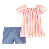 Carter´s Set 2 Piezas Remera Mangas Cortas Y Short 2o856410