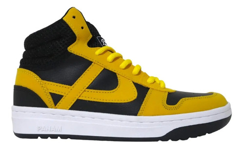 Panam Bota Tepoz Leyenda Negro/ Amarillo Moda Hombre Y Mujer