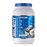Proteina Aislada Evogen Isoject Ultra Pure Whey 1.8 Libras Sabor Cookies And Cream 1.89 Lbs