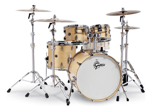 Gretsch Renown Maple Rn2-e8246 Gn Gloss Natural Bateria 4 Cu