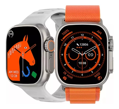 Relógio Smartwatch Hw8 Ultra Series 8 Lançamento 2 Pulseiras