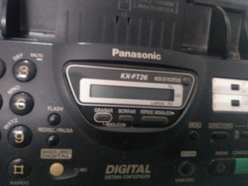 Fax Panasonic Kxft 26