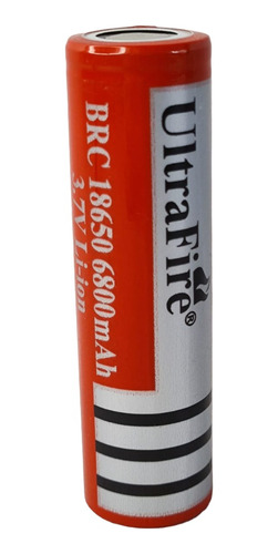 Bateria 18650 Plana 6800 Mah 3.7 Voltios Li-ion Pila Recarga
