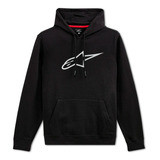 Buzo Negro Con Capucha Alpinestars Ageless V2 Hoodie Moto