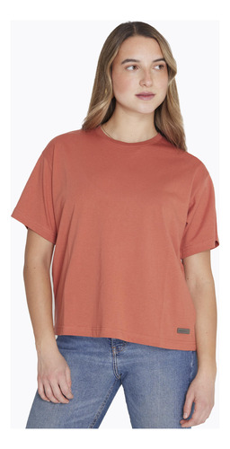 Polera M/c Merrell T-shirt Short Sleeve Naranjo Mujer