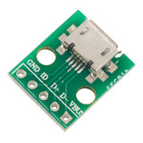 Módulo Adaptador Conector Micro Usb Femea  Arduino Pic