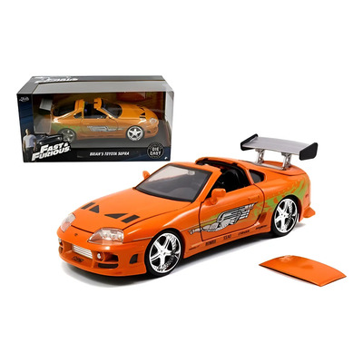 1/24 Brian's Toyota Supra Rapidos Y Furiosos Jada Naranja