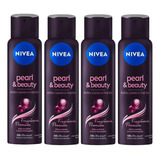 Desodorante Aero Nivea 150ml Fem Pearl Beauty Perolas-kit4un