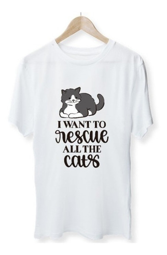 Playera Animal Gato Adopcion Naz