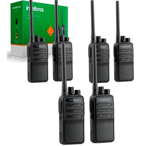 Kit C/ 6 Rádio Comunicador Par Longo Alcance Rc 3002 G2