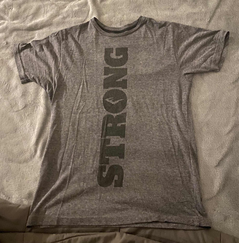 Remera Everlast Strong Talle S Gris
