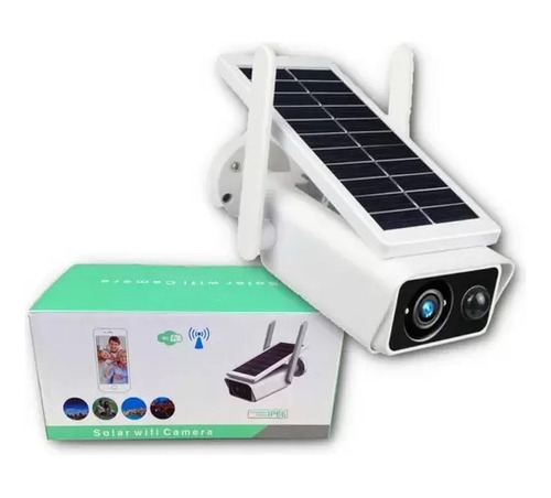 Câmera De Segurança Energia Solar Full Hd Ip66 Prova D'agua 