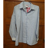 Camisa Azul Blanco Marca Cklass Modelo 985 98