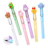 Set De 6 Lápices Infinito Para Niños Lapiz Eterno Kawaii 