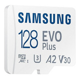 Cartão Samsung Micro Sd Evo Plus 128gb 100mb/s Uhs-3 U3 4k