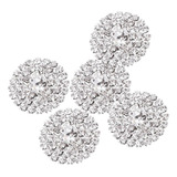 5pcs Botones De Rhinestone For Decoración Adorno