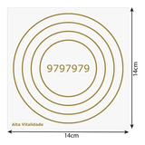 Placa Alta Vitalidade Radiestesia Radiônica 14x14 (cm)