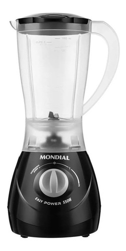 Liquidificador Mondial Easy Power 1.5 L Preto 127v