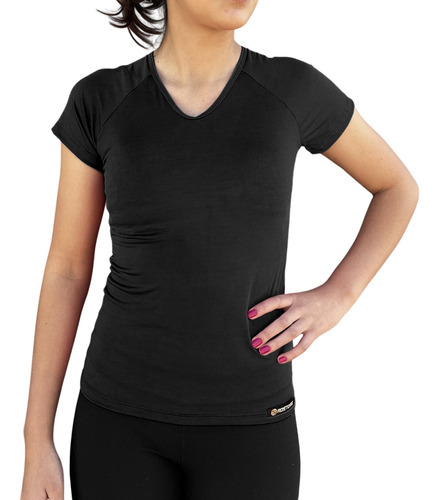 Blusa Feminina Babylook Dry Fit Esportiva Com Proteção Uv