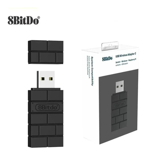 Adaptador Usb 8bitdo Inalambrico Ps4 Nintendo Switch Pc