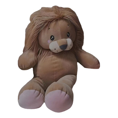 Uu Peluche León Muñeca Grande De Tela Almohada Sofá 56cm
