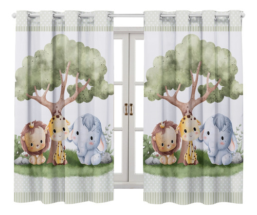 Cortina Infantil Blackout 2,00x1,40 Decoração Quarto Menino