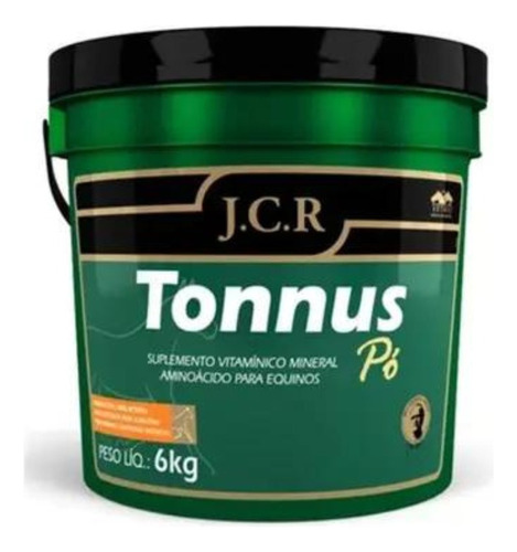 Tonnus Pó Jcr 6kg Suplemento Para Cavalos - Vetnil