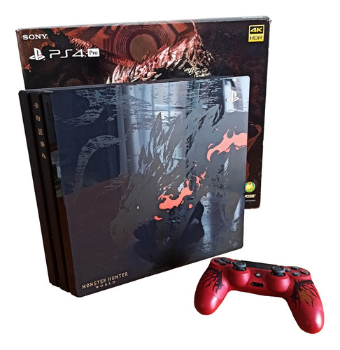Console Ps4 4k Pro 1tb Monster Hunter - Japan Edition
