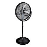 Ventilador De Pie Airolite V20pav6 Negro Con 5 Aspas De  Metal, 20  De Diámetro 220 v