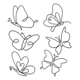 Mariposas De Metal Para Decoración De Pared (paquete De 6)