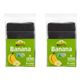 Kit 2 Barrinha De Banana Orgânica Zero Adição Açúcar 150 G