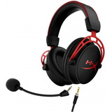 Auriculares Gamer Hyperx 4p5l1aa Cloud Alpha Red Pc Consolas Color Negro