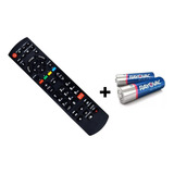 Controle Remoto Panasonic Viera Tv Led Lcd Netflix Com Pilha