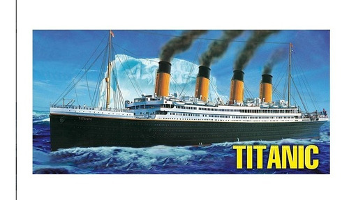 Maqueta Armable Trasatlántico Titanic, Escala 1/550. Jp