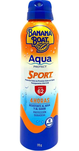 Protetor Solar Spray Banana Boat Fps 50 Sport Protetor Agua