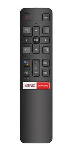 Controle Remoto Tcl Smart Android Netflix Globoplay Rc802v