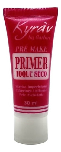 Primer Facial Pré Make Seco 30ml Kyrav Para Maquiagem Compl Tom Do Primer Branco