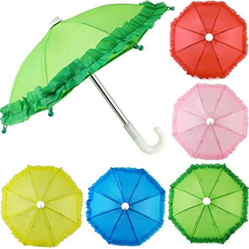 5pcs Cute Doll Toys Sunny Rainy Umbrella American Girl ...