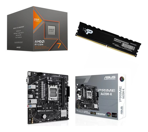 Combo Ryzen 7 8700g + Asus-a620m-k-ddr5 + 16gb 5600 Ddr5