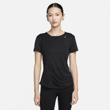 Polera Nike Fast Negro Mujer