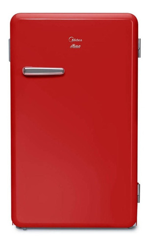 Frigobar Retrô Vermelho Rubi Midea 220v