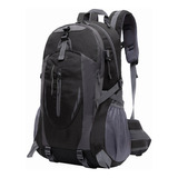 Mochila De Deporte Al Aire Bolso Para Alpinismo Impermeable Color Negro