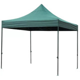 Toldo Plegable Lona Engomada Impermeable 2x2mts Verde