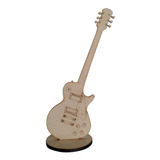 Figura Guitarra Mdf Madera Country Recuerdito 25 Cms.