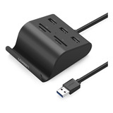 Lector De Tarjetas Usb Usb 3 0 Hub 3 Ports Con Sd Tf Ms...