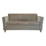 Sillon Sofa Escandinavo Personalizable De 3 Cuerpos Amy