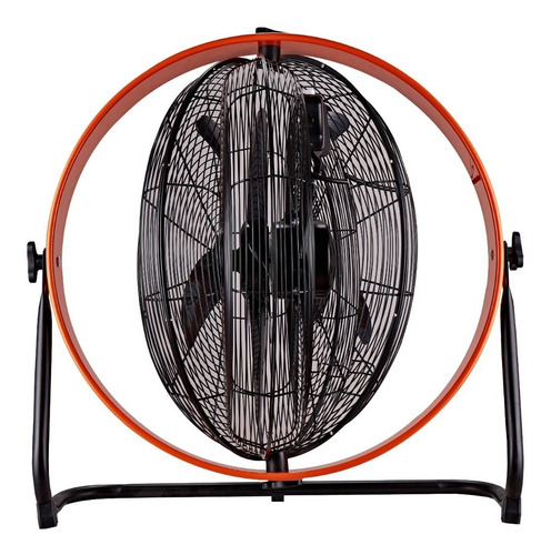 Ventilador Calma Piso 20 Modelo Cp 20 Multiflow Con Soporte Cantidad De Aspas 5 Estructura Naranja Oscuro Aspas Negro Diámetro 51 Cm Frecuencia 120w Material De Las Aspas Metal